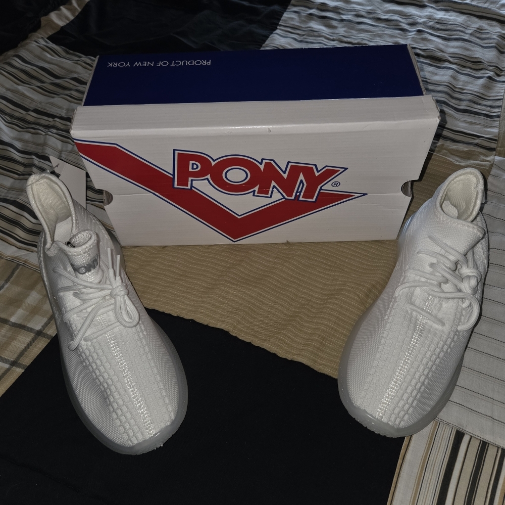 PONY - People of New York Base White Sneaker - Women's Size 8.5